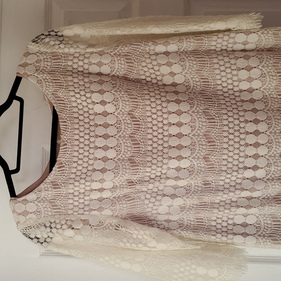 Jessica Howard lace iovry and nude dress size 16 - Picture 4 of 6